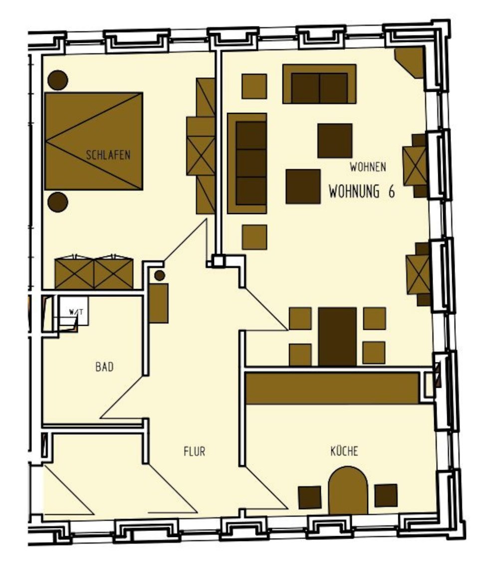 Schöne 2 Zimmer Wohnung im Zentrum von Lohne Image 4